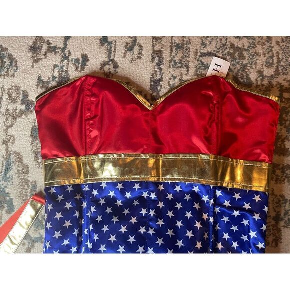 Daisy Corsets Womens XL Lavish 3 Pc Sexy Superhero Costume Corset - Picture 5 of 10